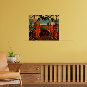 Gauguin - Unter dem Pandanusbaum Poster