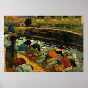 Gauguin - Washerwomen in Roubine du Roi Poster
