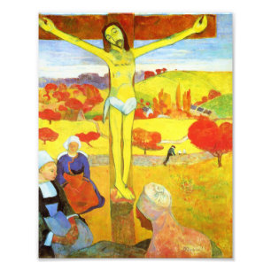 Gauguin Yellow Christ Print Fotodruck