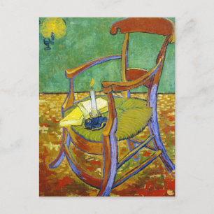 Gauguin's Chair vincent van Gogh Gemälde Postkarte
