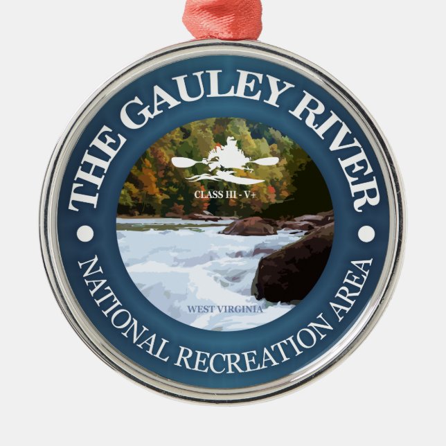 Gauley River (c) Ornament Aus Metall (Vorne)
