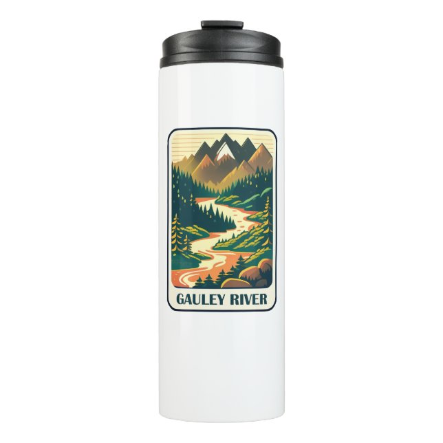 Gauley River West Virginia Farben Thermosbecher (Vorderseite)
