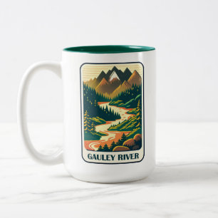 Gauley River West Virginia Farben Zweifarbige Tasse