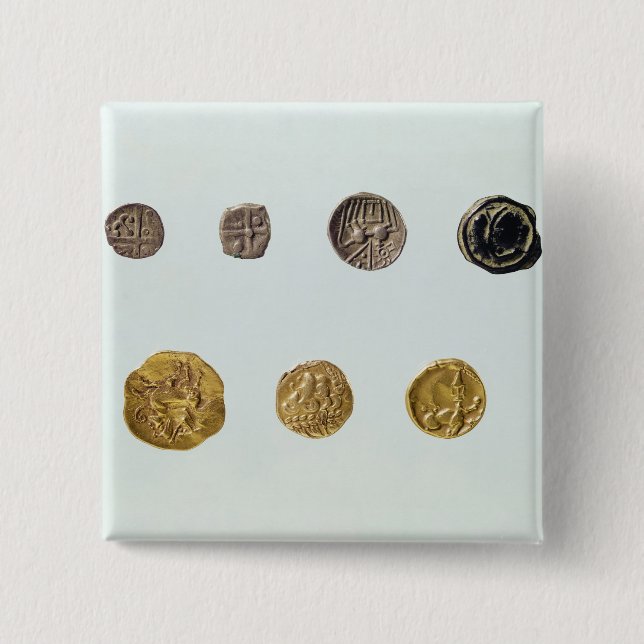 Gaulish Münzen, c.750-0 BC Button (Vorderseite)