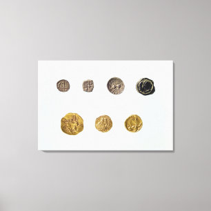 Gaulish Münzen, c.750-0 BC Leinwanddruck