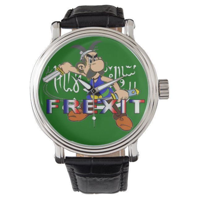 Gaulois Frexit Armbanduhr (Vorderseite)
