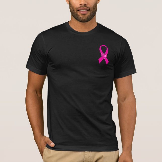 Gaumenspalte-Bewusstsein mit Herzen T-Shirt (Vorderseite)