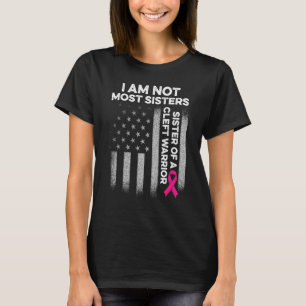 Gaumenspalte Lippe Meiste Schwester Stark Bewussts T-Shirt