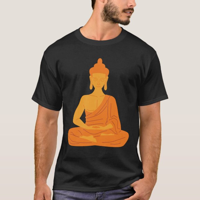 Gautam Bouddha Inspiré T-Shirt Designs (Devant)
