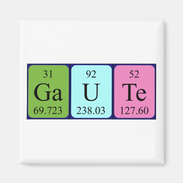Gaute Periodenmagnet Magnet (Vorne)
