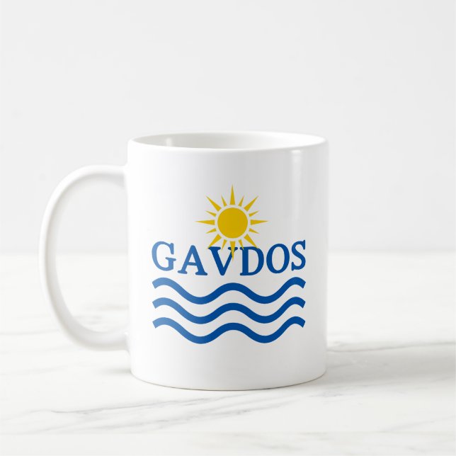 GAVDOS Griechenland, Sun Waves Kaffeetasse (Links)