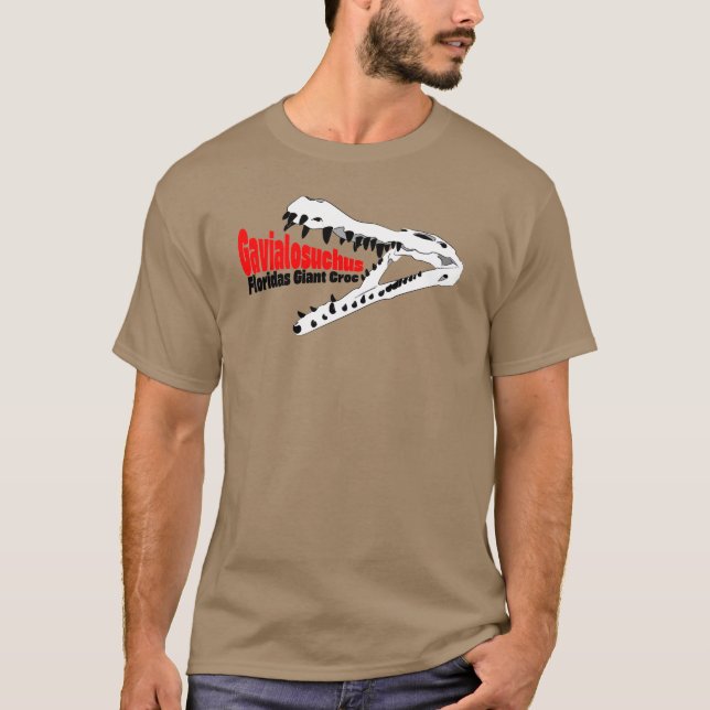 Gavialosuchus : Le T-shirt Croc géant de Floride (Devant)