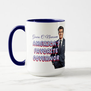 Gavin C Newsom   Amerikas Lieblingsgouverneur Tasse