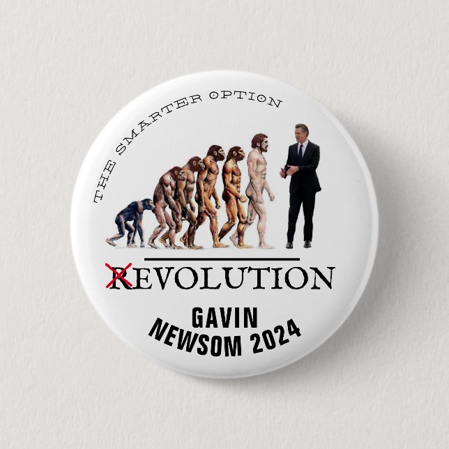 Gavin Newsom 2024 Button (Vorderseite)