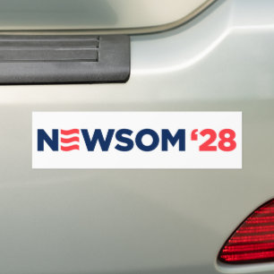 Gavin Newsom 2028 Autoaufkleber