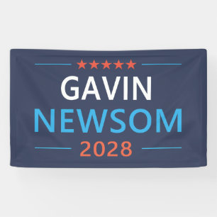 Gavin Newsom 2028 Für Präsident Banner