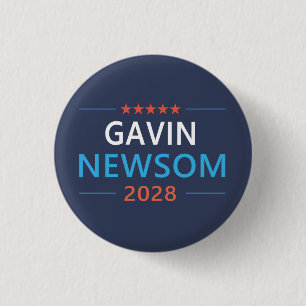 Gavin Newsom 2028 Für Präsident Button