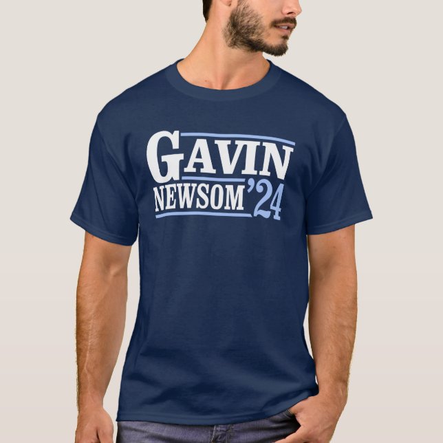 Gavin Newsom '24 T-Shirt (Vorderseite)