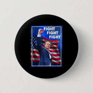Gavin Newsom Fight Fight Fight, Lustig Sarkastisch Button