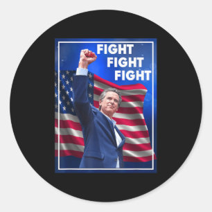 Gavin Newsom Fight Fight Fight, Lustig Sarkastisch Runder Aufkleber