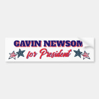 Gavin Newsom für den Präsidenten Politisch