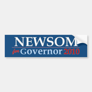 Gavin Newsom für Gouverneur-Autoaufkleber Autoaufkleber
