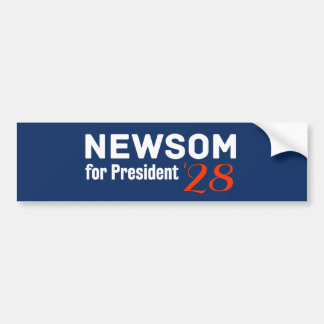 Gavin Newsom für Präsident 2028 Aufkleber Autoaufkleber