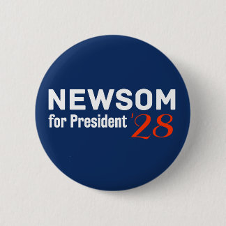 Gavin Newsom für Präsident 2028 Knopf Button