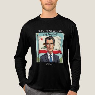 Gavin Newsom für Präsident 2028 Tri-Blend Shirt