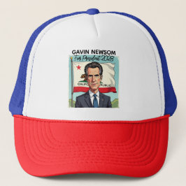 Gavin Newsom für Präsident 2028 Truckerkappe