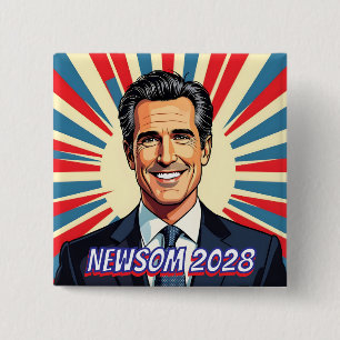 Gavin Newsom   Kaliforniens Lieblingsgouverneur Button