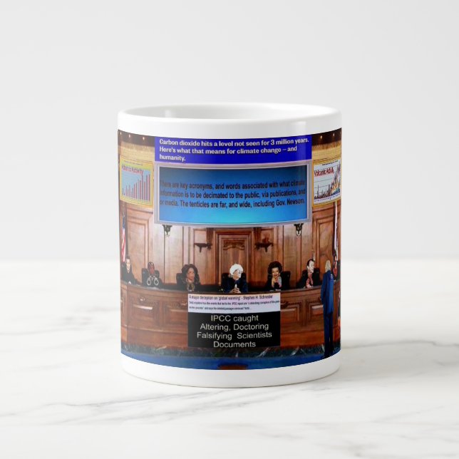 Gavin Newsom-Studie Jumbo-Tasse (Vorderseite)