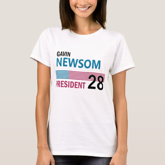 Gavin Newsom T-Shirt (Vorderseite)