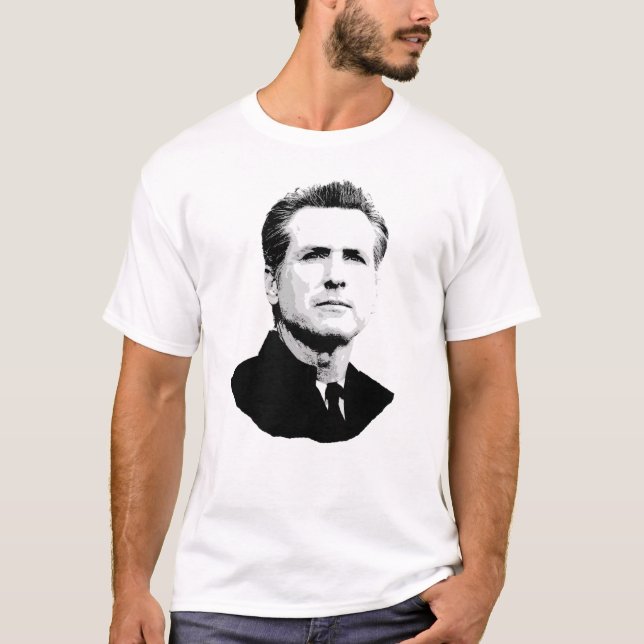 Gavin Newsom T-Shirt (Vorderseite)
