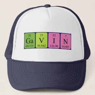 Gavin Periodenname Hut Truckerkappe