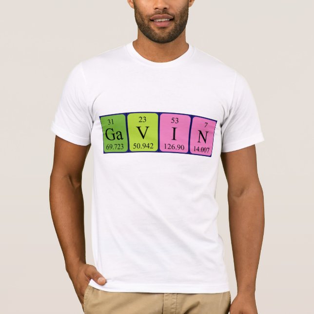 Gavin Periodenname Shirt (Vorderseite)