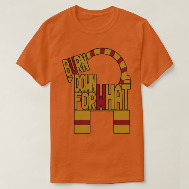 Gavle-Ziege brennen für was T-Shirt (Design vorne)