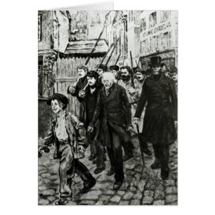 Gavroche führt eine Demonstration