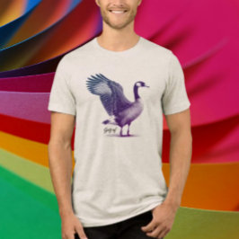Gay AF Kanadische Gänse Tri-Blend Shirt