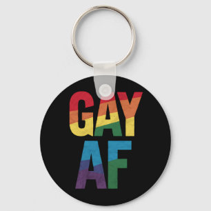 Gay AF LGBT Pride Gay Gift Monat Schlüsselanhänger