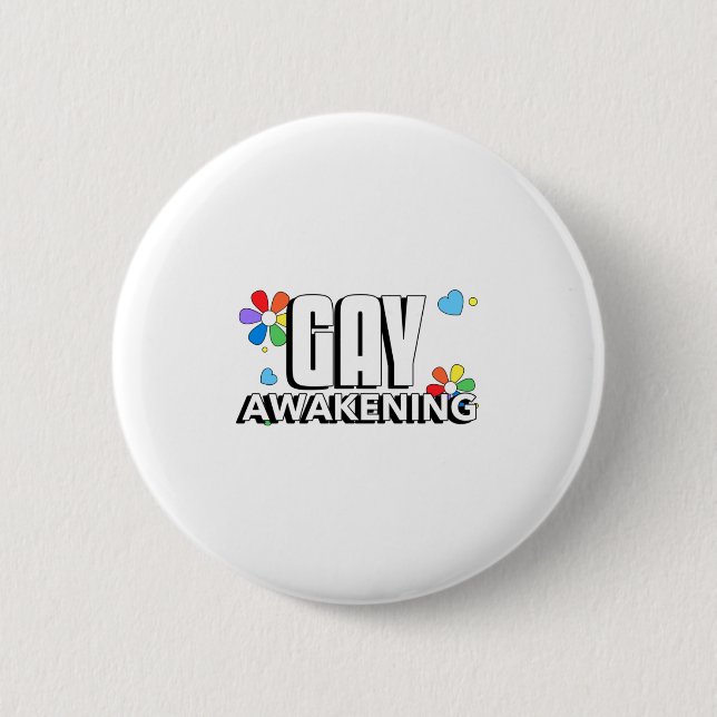 Gay Awakening Button (Vorderseite)