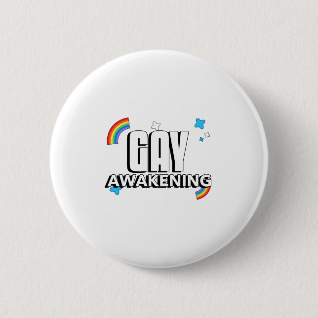 Gay Awakening Button (Vorderseite)