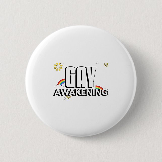 Gay Awakening Button (Vorderseite)