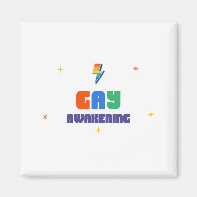 Gay Awakening Magnet (Vorne)