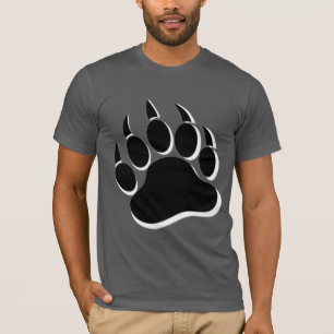 Gay Bear Patte Noir et Blanc effet 3D - T-shirt