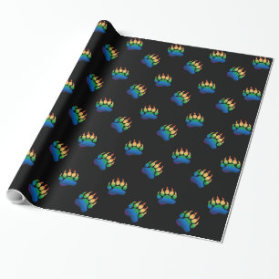 Gay Bear Pride Bärenpfote Geschenkpapier