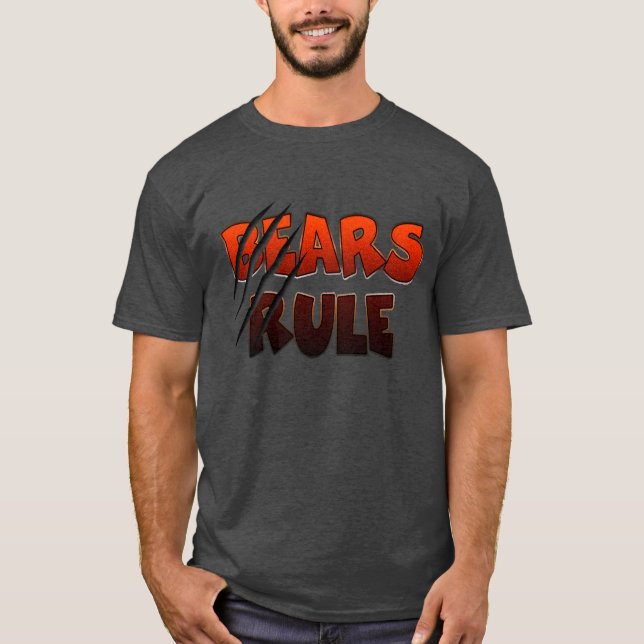 Gay Bear Pride Bears Rule T-Shirt (Vorderseite)