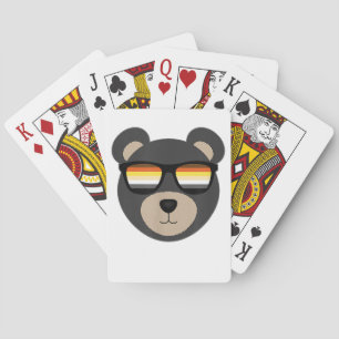 Gay Bear Sunglasslogo Spielkarten