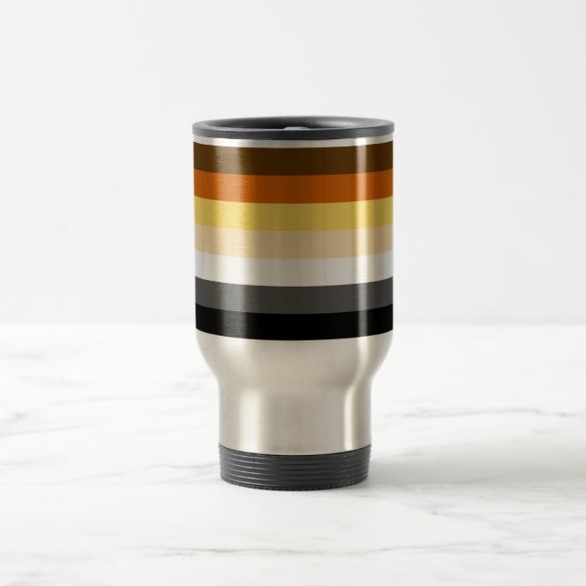 Gay Bears Pride Flag Reisebecher (Mittel)