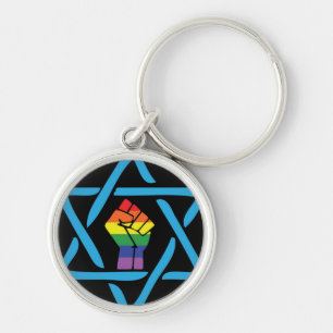 Gay Black Jewish Schlüsselanhänger